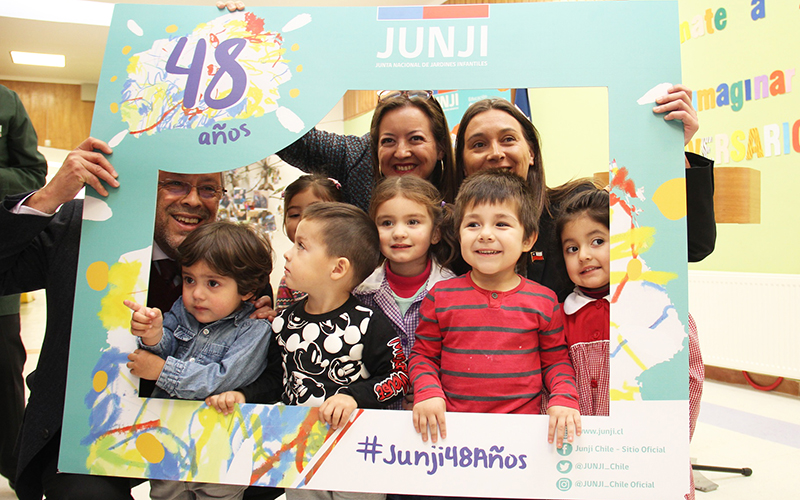 JUNJI Biobío conmemora 48 años de vida al servicio de los niños y niñas