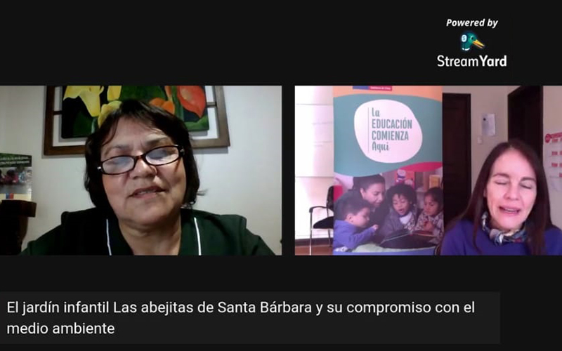 Vicepresidenta entrevista a directora de Jardín “Las Abejitas” de Santa Bárbara