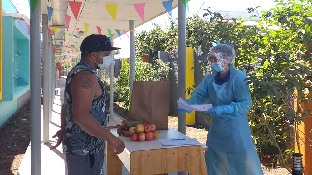 Casi 13 mil canastas de alimentos entregaron jardines de la JUNJI Valparaíso para ir en ayuda de sus párvulos