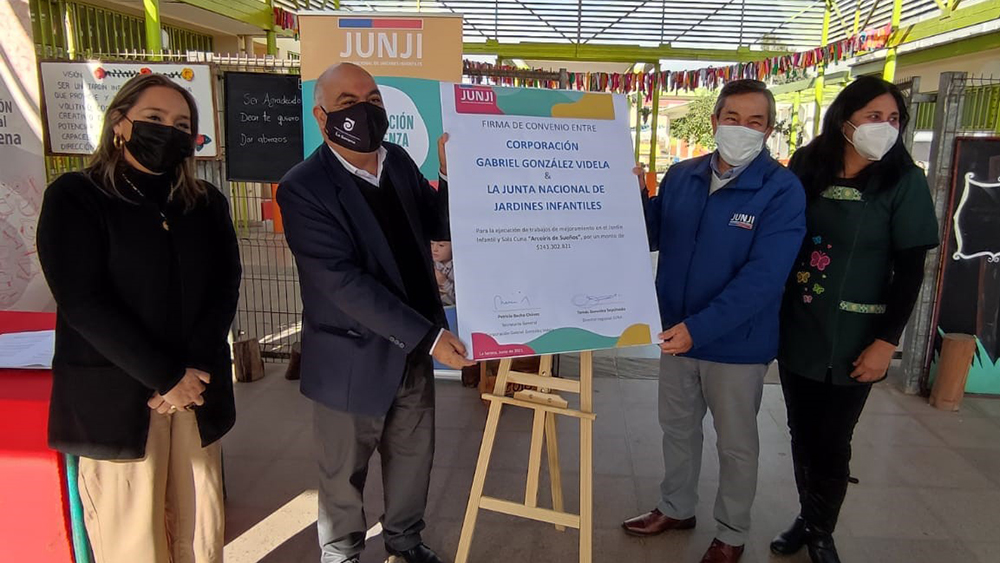 Junji Coquimbo entrega financiamiento para el mejoramiento de jardín infantil de La Serena
