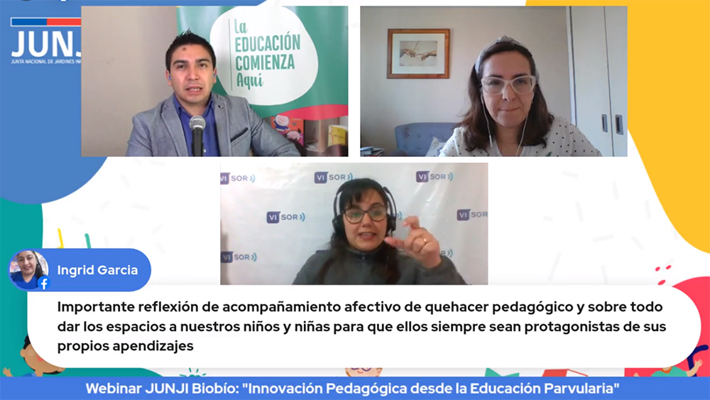 Junji Biobío y Universidad de Chile realizaron exitoso webinar sobre Innovación Pedagógica