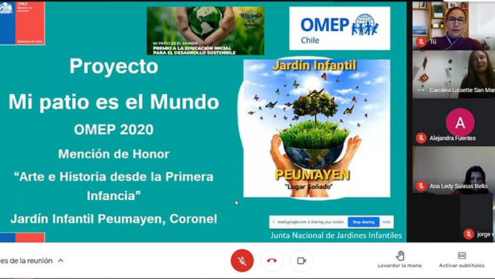 Jardines de Junji Biobío representaron a Chile en Encuentro Internacional de OMEP