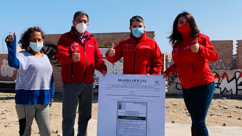 Inician licitación para reactivar construcción del jardín “El Alto” en Arica