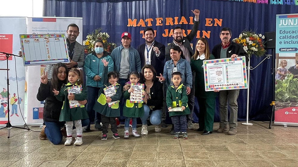 Chile Crece Contigo comenzó entrega de  material educativo en jardines infantiles
