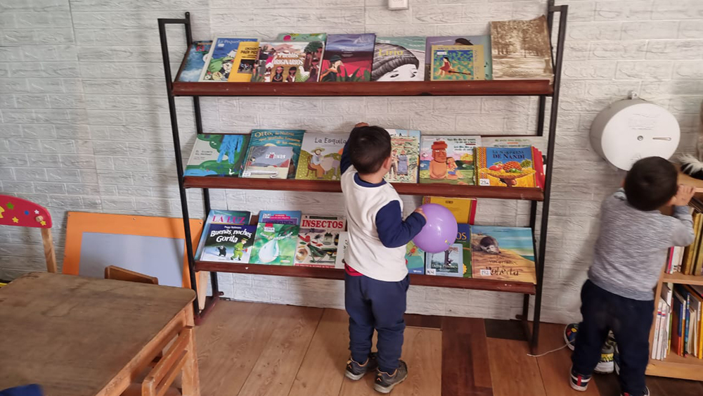 Jardín “Millantún” inaugura biblioteca para niñas y niños