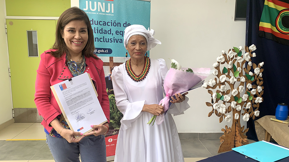 Junji Arica firma convenio de cooperación en el Día de la Mujer Afrodescendiente