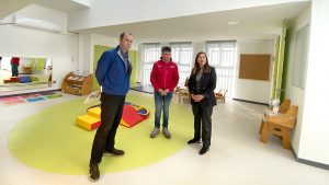Directora regional Metropolitana y alcalde de Buin visitan el jardín infantil “Cándido Gracia”