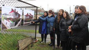 Autoridades dan el inicio al proceso de demolición de la ex escuela Turingia para construir un jardín de la Junji Araucanía